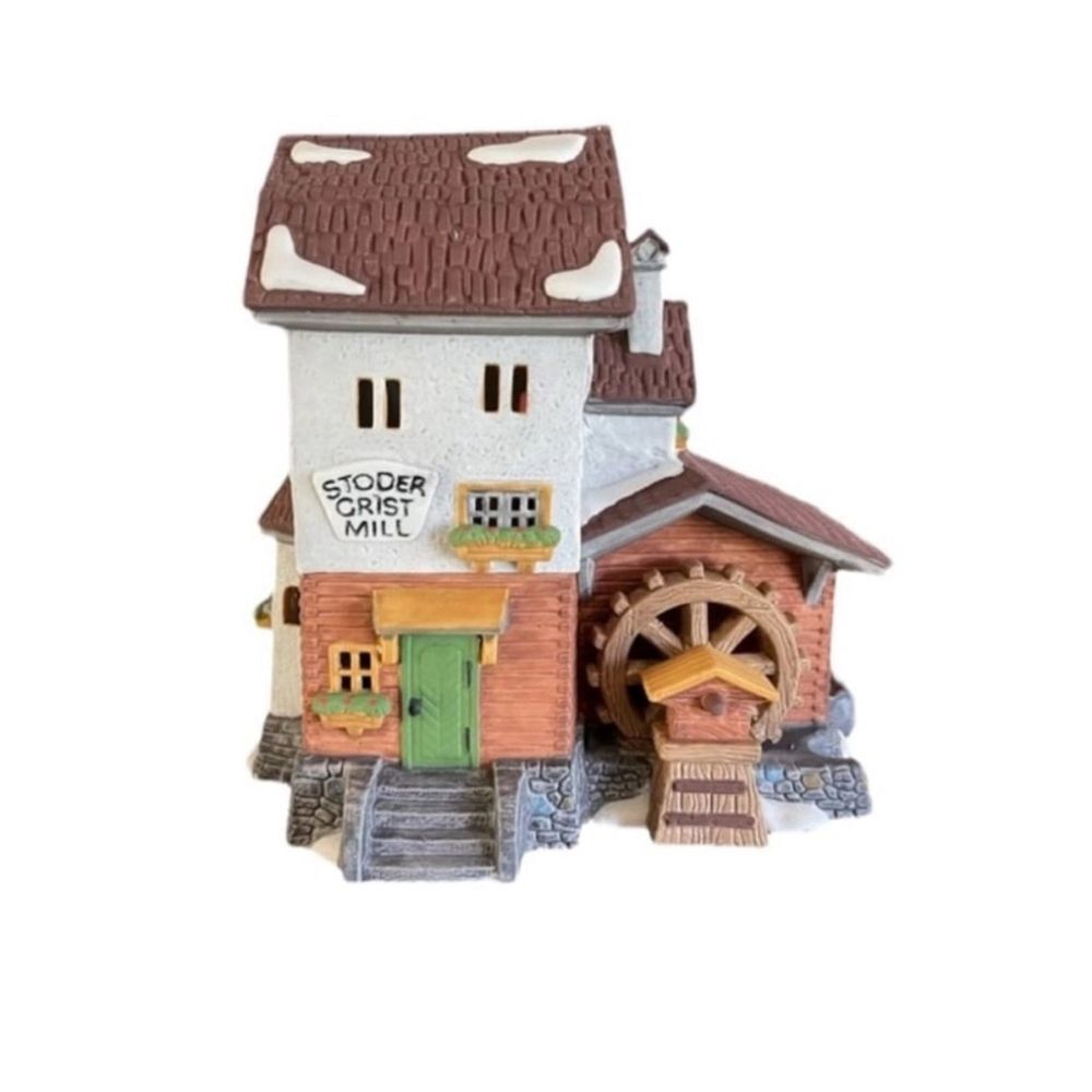 Department 56 Alpine Village Stoder Grist Mill Christmas Village NEW